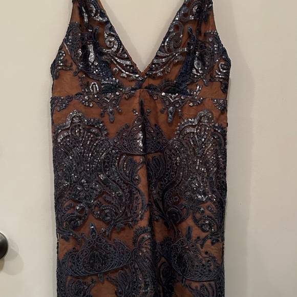 Free People Blue Lace Dress - Picture 3 of 9